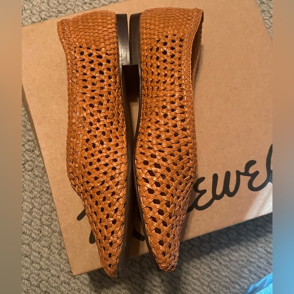 The Mylie Ballet Flat in Handwoven Leather - Picture 8 of 10